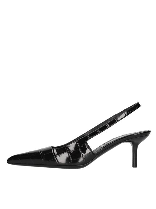 Décolleté slingback Emma in pelle MICHAEL KORS | EMMA SLINGBACKNERO
